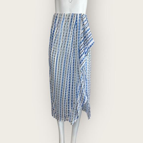 NWT | Misa Los Angeles | Surya Striped Midi Skirt | Scorpio Stripe | XS - Picture 2 of 10